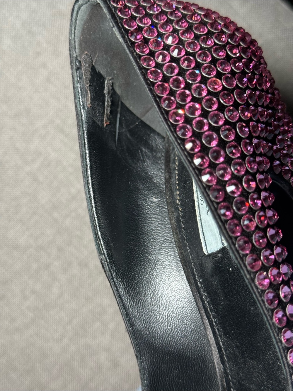 Prada Pink Crystal Calzature Donna Pumps - Picture 9 of 9